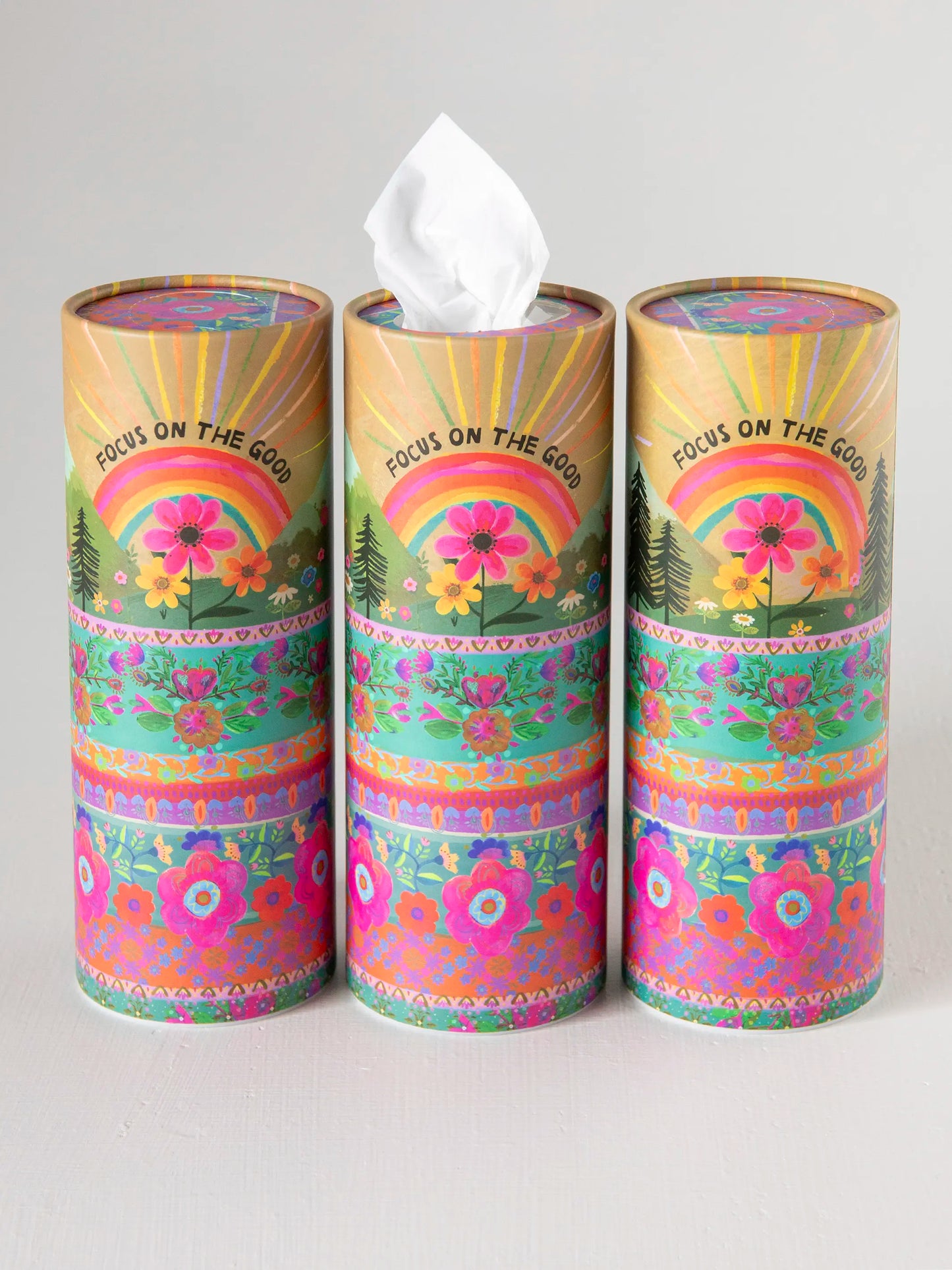 Car Tissues, Set of 3 - Focus On The Good