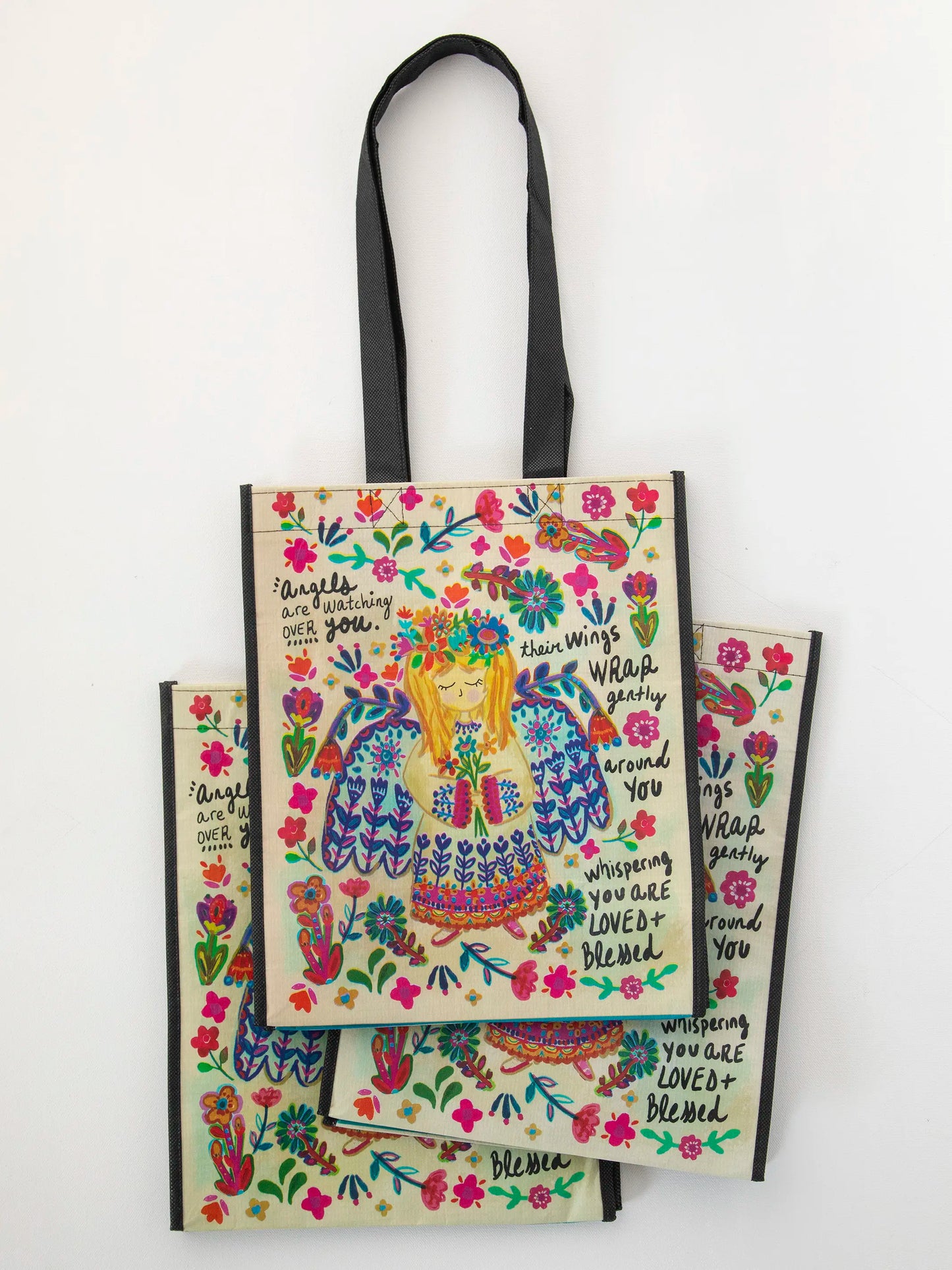 Large Happy Bag, Set of 3 - Angels Watching