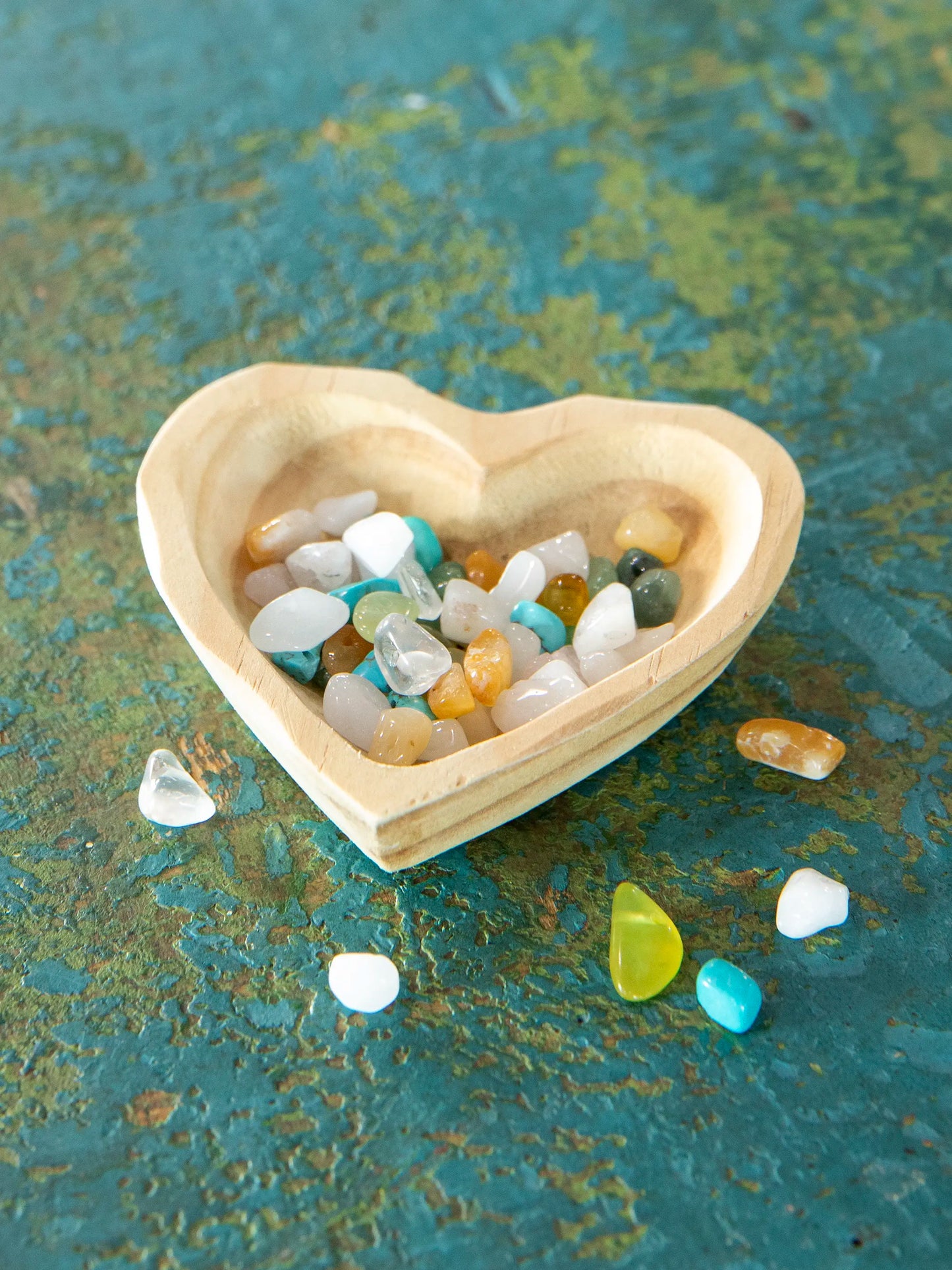 Gemstone Candle - Dusty Blue Happy Birthday