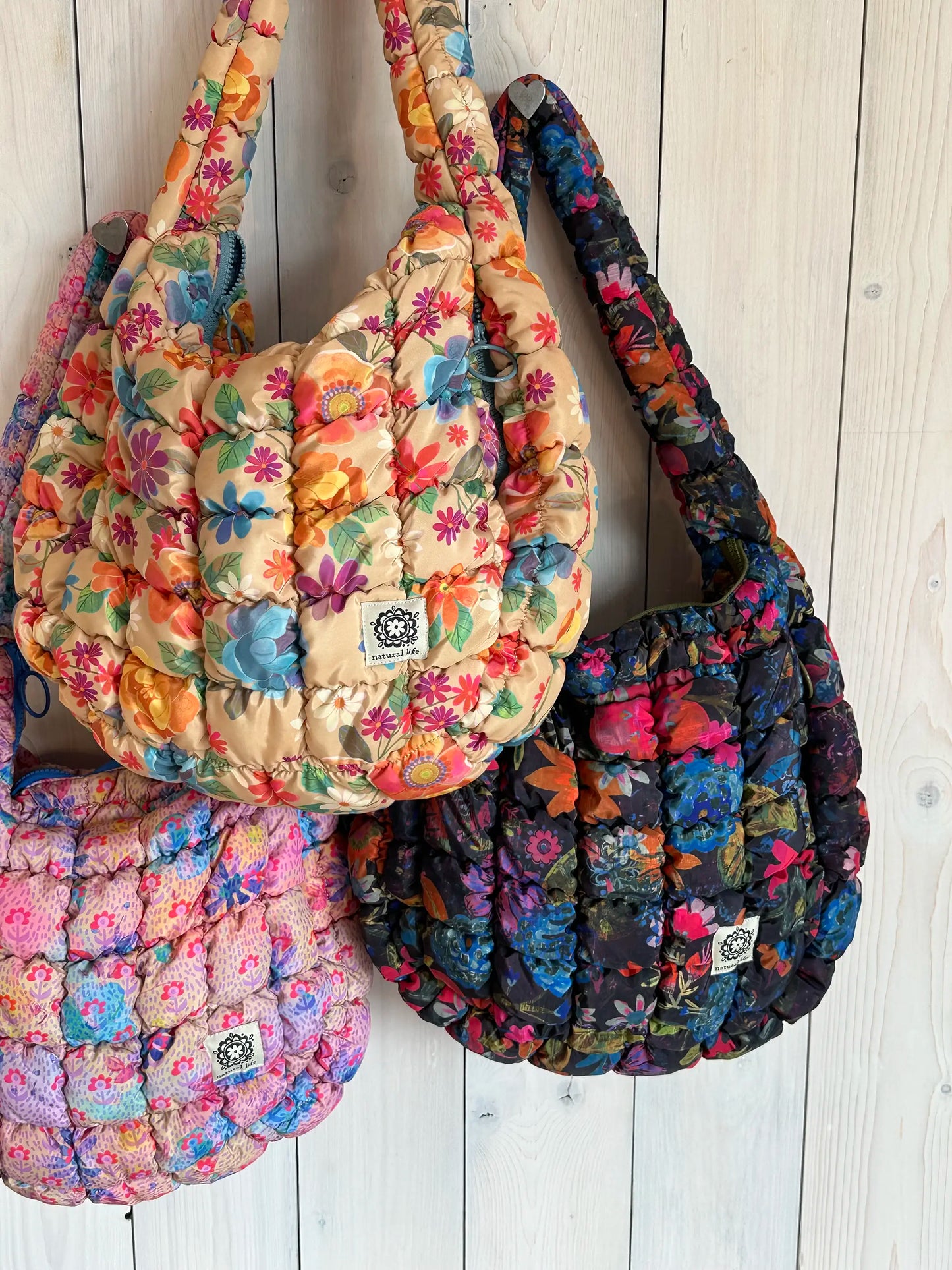 Puffy Fit-It-All Bag - Tiny Mod Watercolor Floral