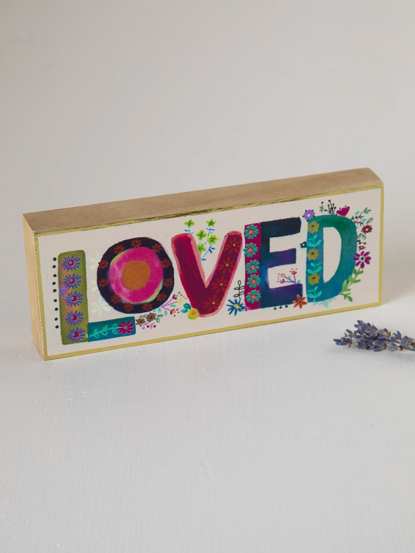 Tiny Block Keepsake - Loved