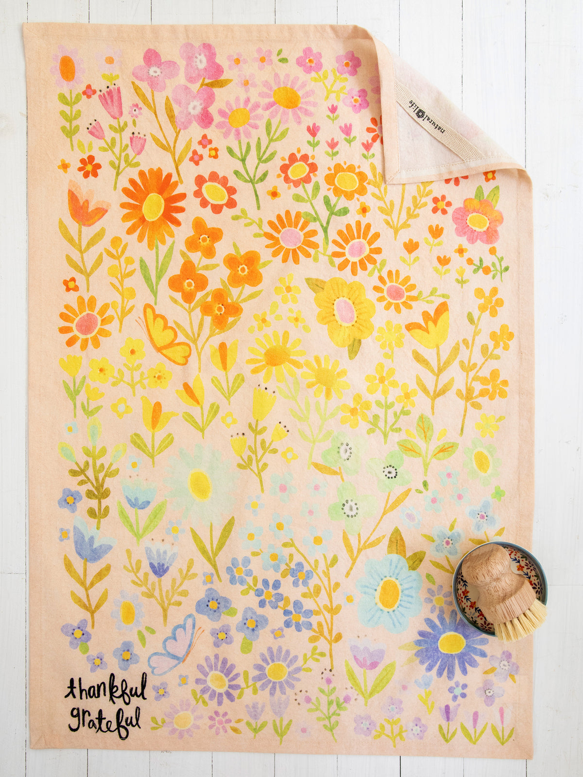 Cotton Dish Towel - Thankful