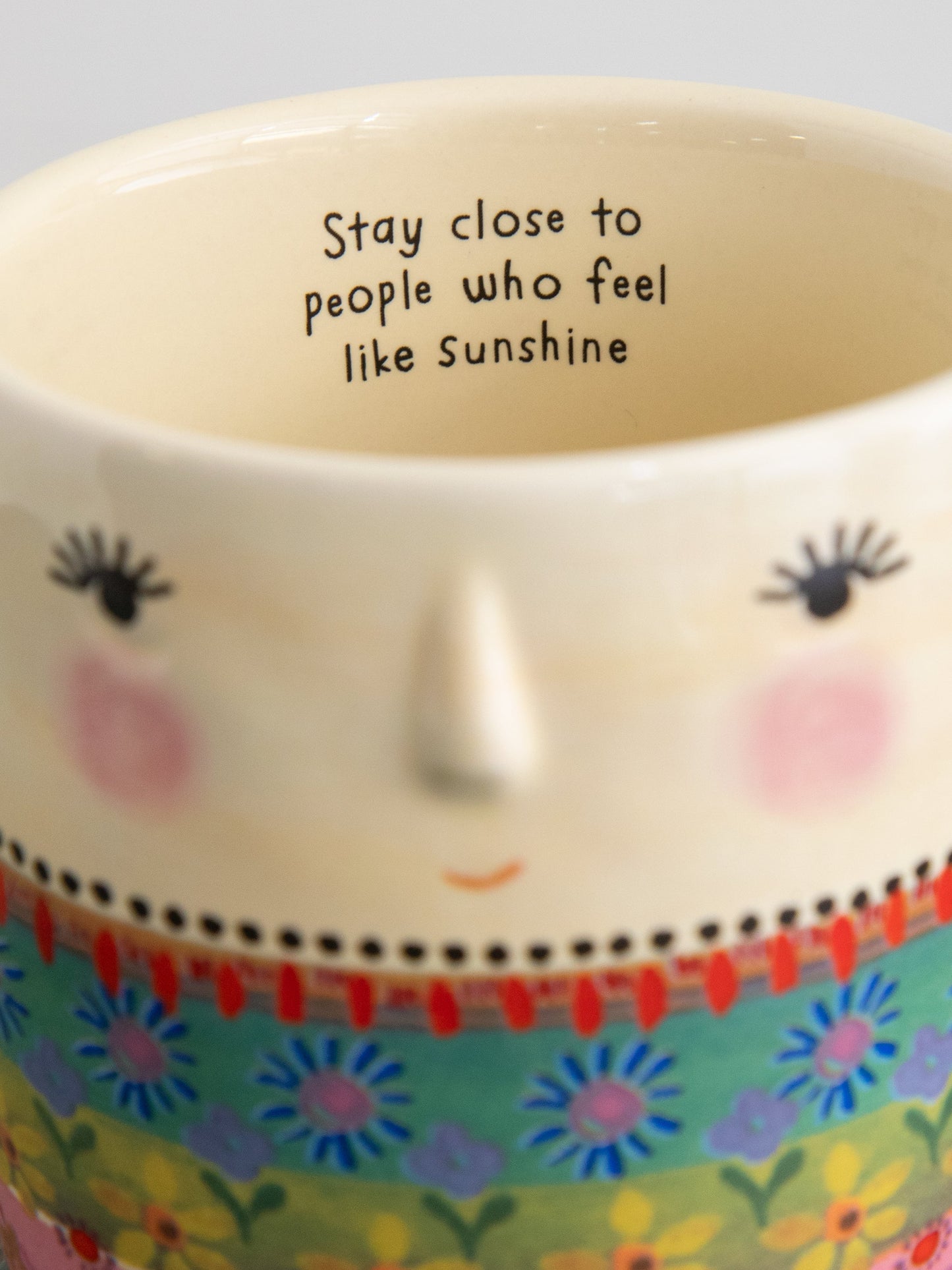 Folk Friend Coffee Mugs, Set of 2