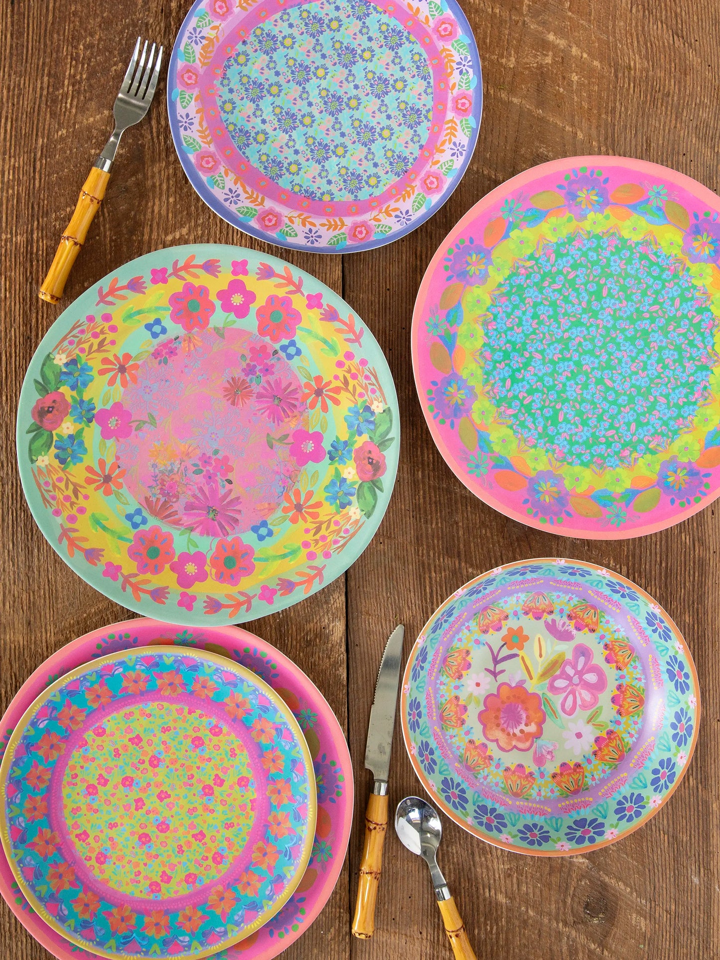Mix & Match Melamine Salad Plate - Indigo