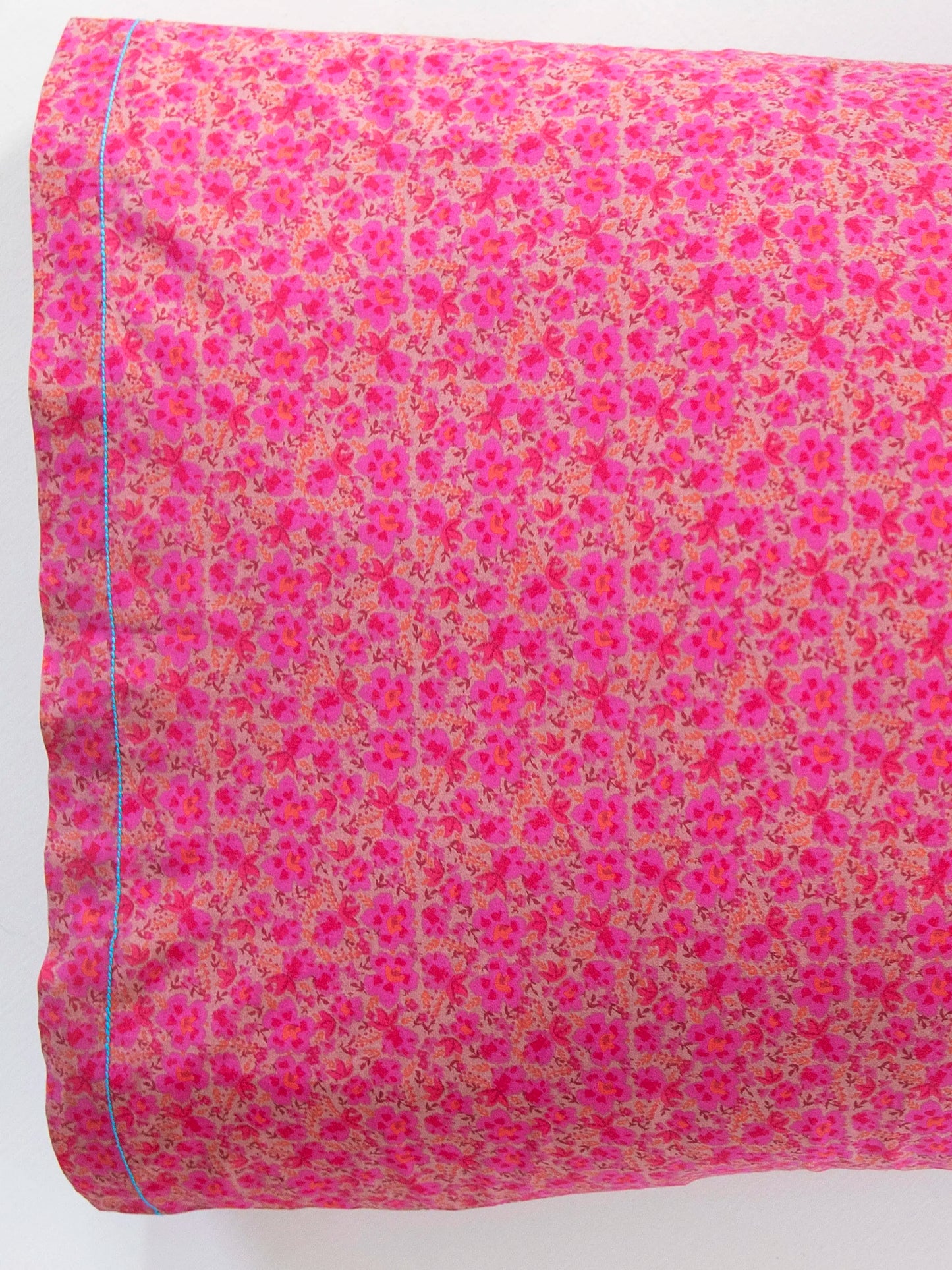Mix & Match Soft Cotton Pillowcase, Single - Pink Marlow