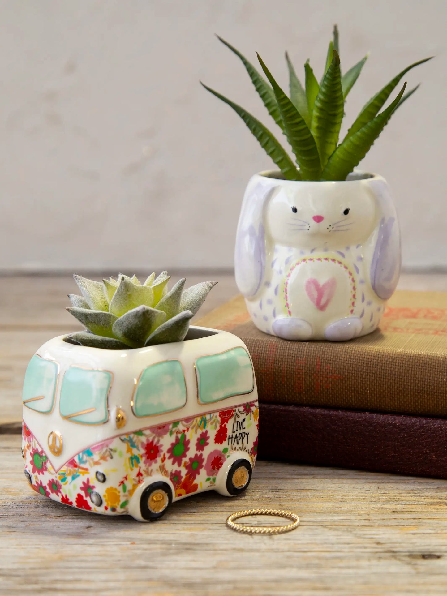 Tiny Faux Succulents - Bunny