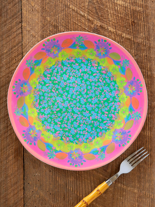 Mix & Match Melamine Dinner Plate - Coral