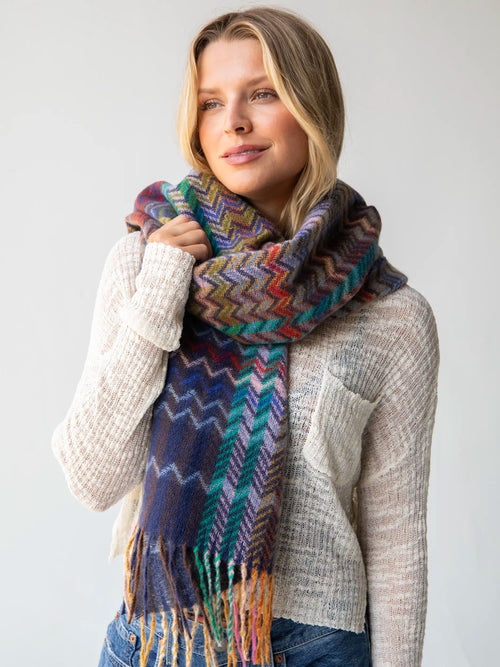 Cuddle Up Cozy Scarf - Espresso