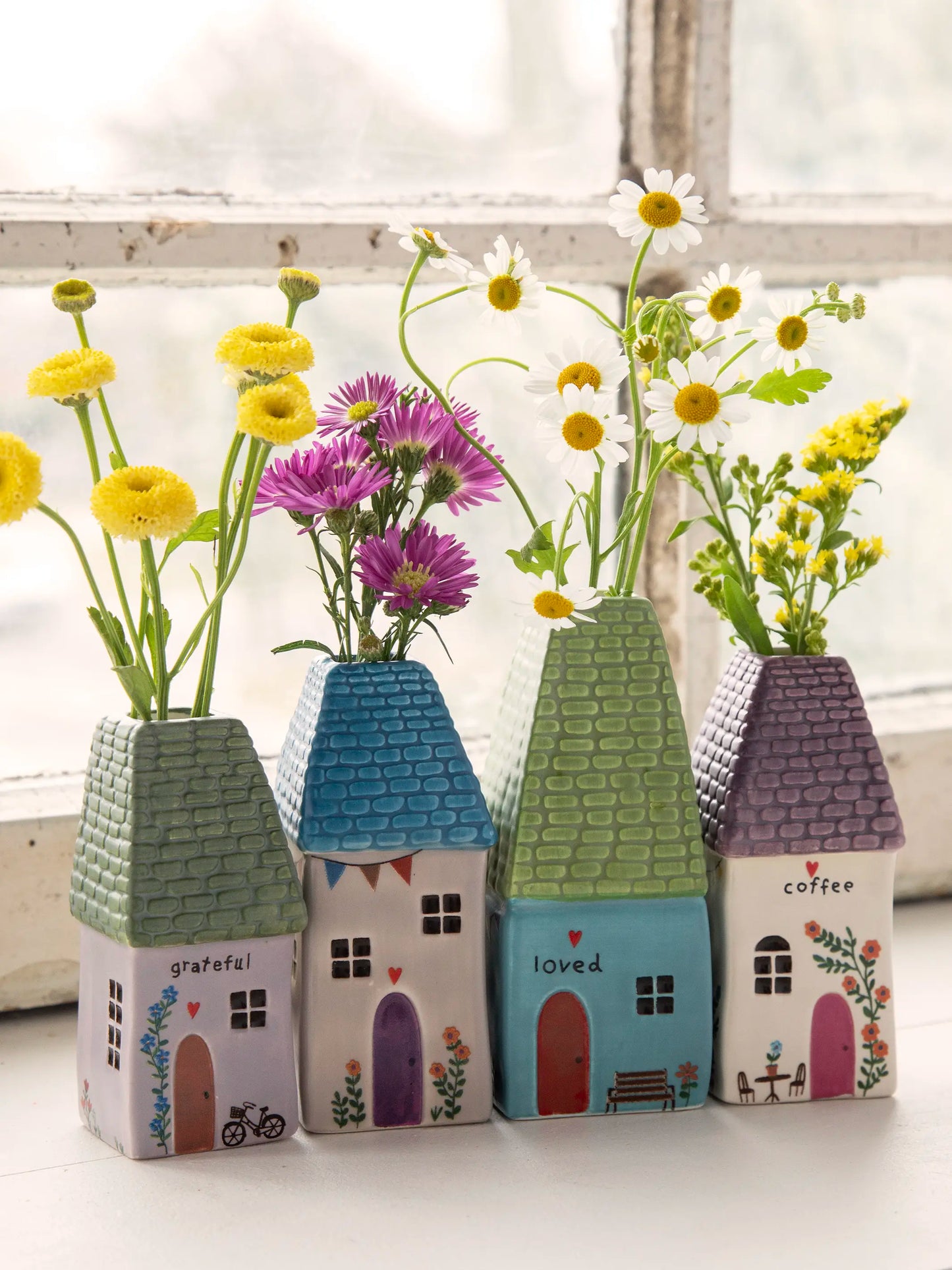 Cottage Bud Vase - Grateful
