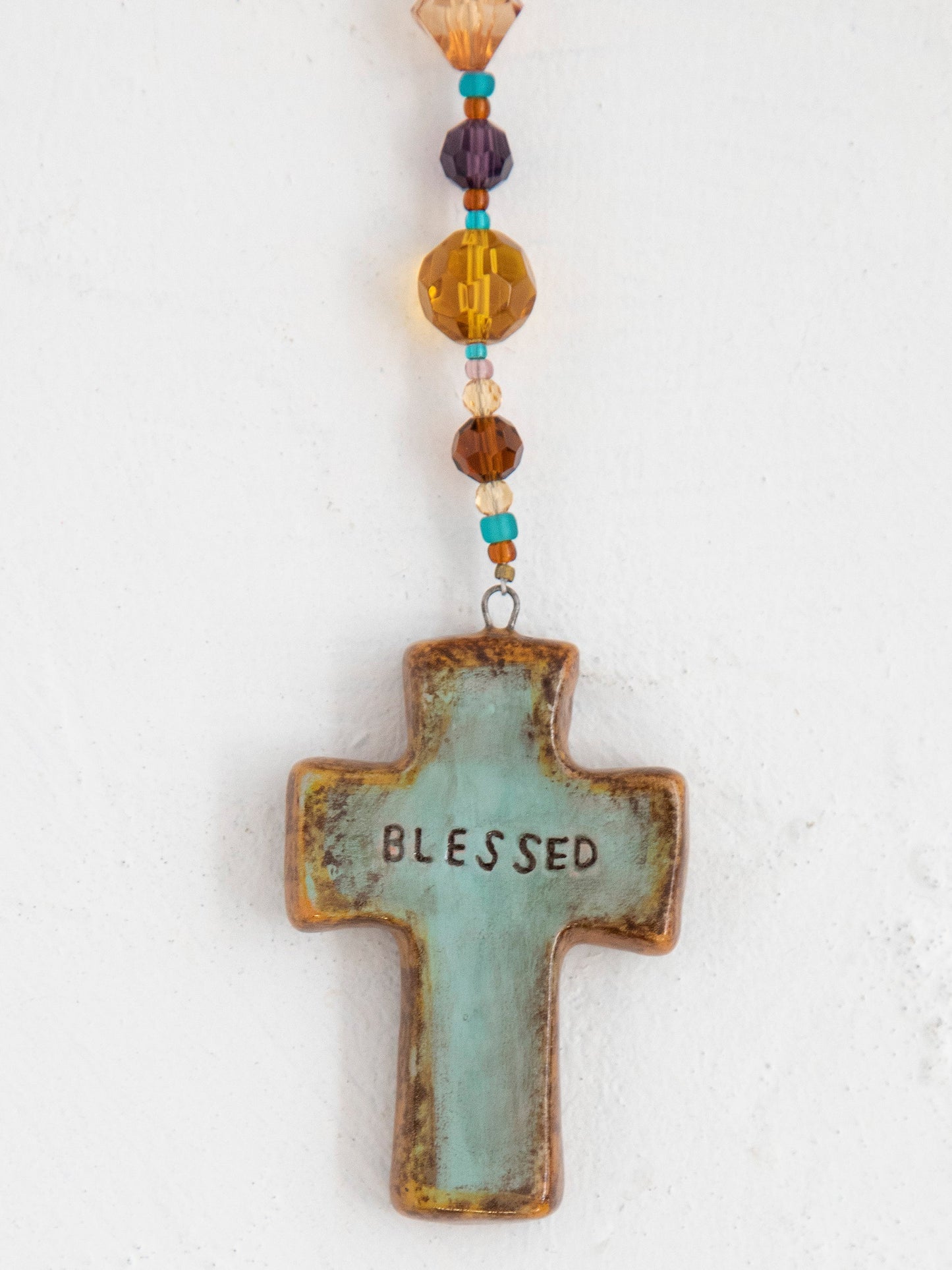 Artisan Car Charm - Cross