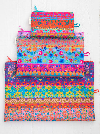 Anything & Everything Pouch Set - Border Print