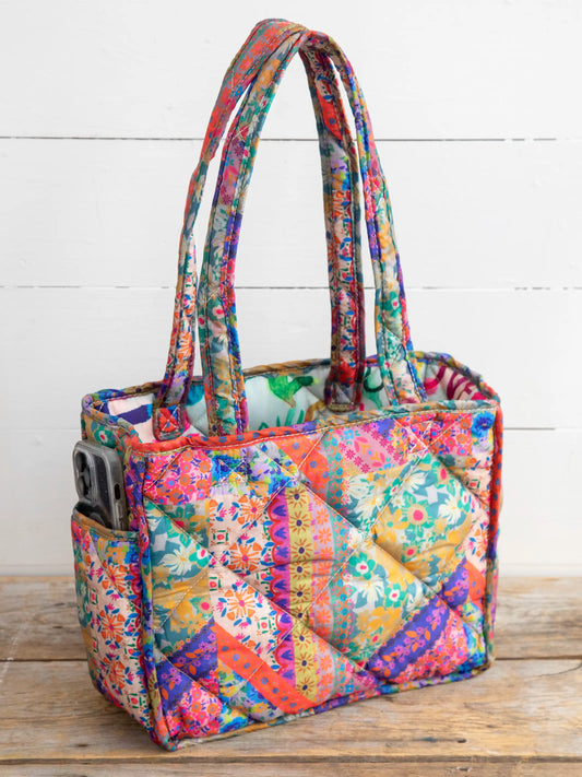 Reversible Puffy Tote Bag - Medium Love