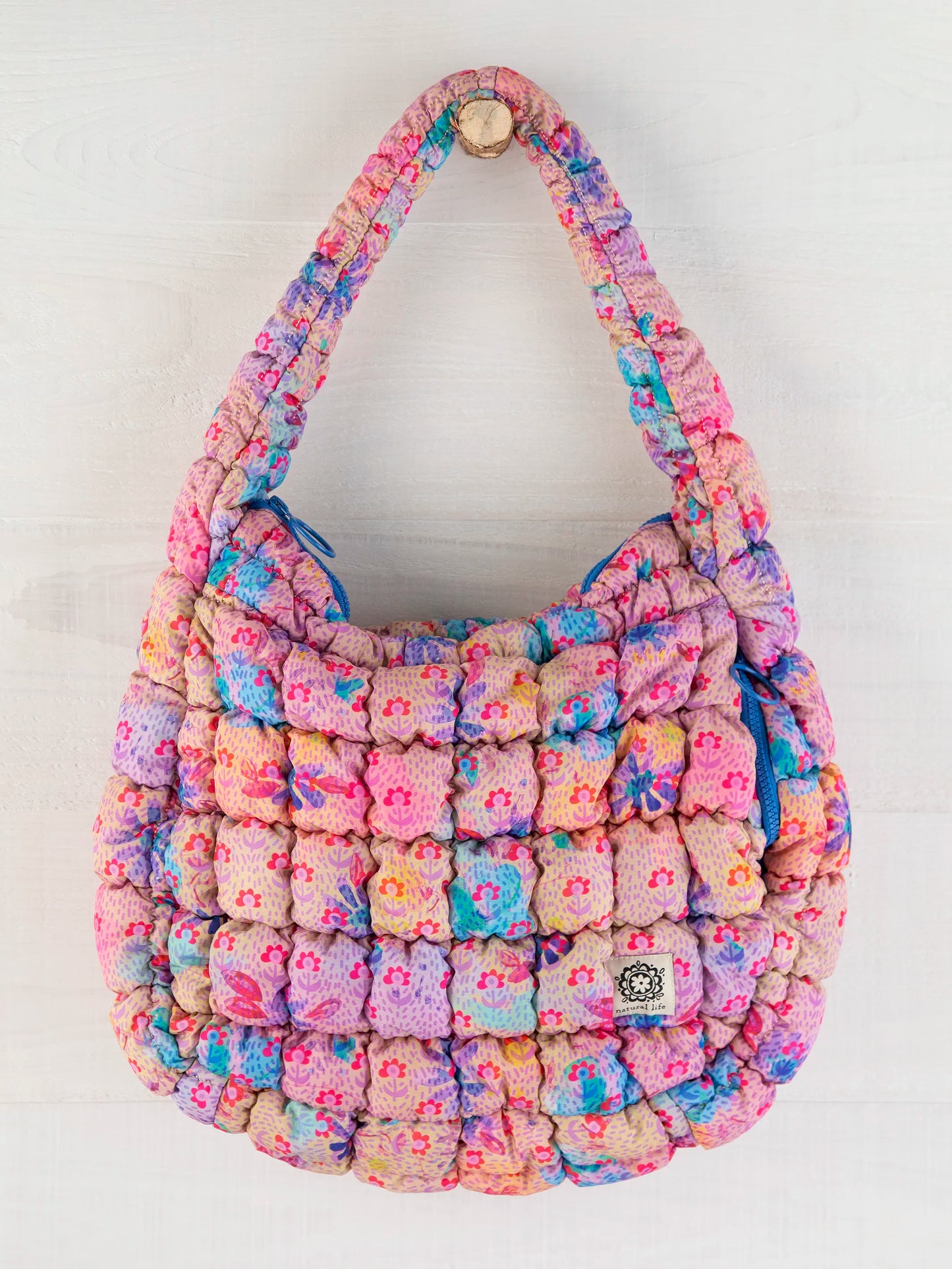 Puffy Fit-It-All Bag - Tiny Mod Watercolor Floral