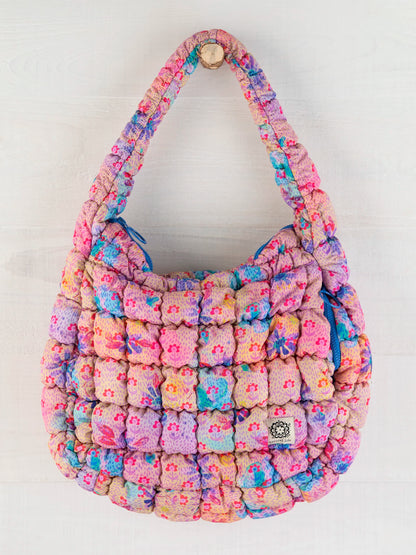 Puffy Fit-It-All Bag - Tiny Mod Watercolor Floral