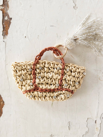 Cutest Little Tote Bag Keychain Charm