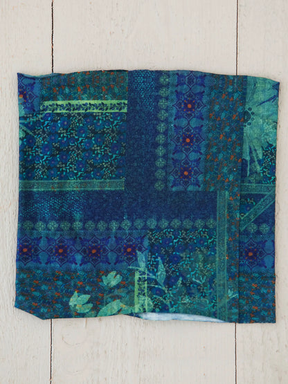 Half Boho Bandeau® Headband - Indigo Patchwork