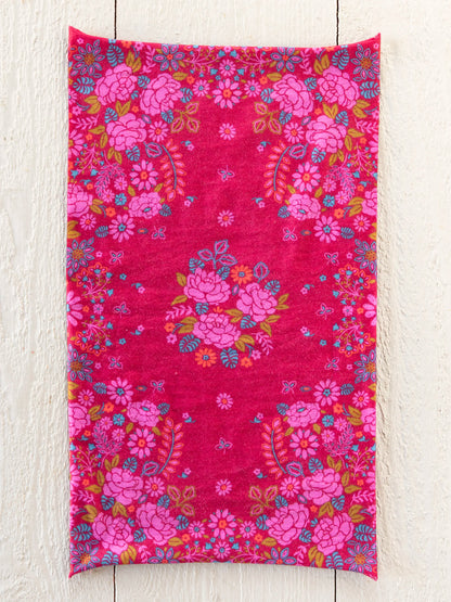 Full Boho Bandeau® Headband - Merlot Floral Bandana