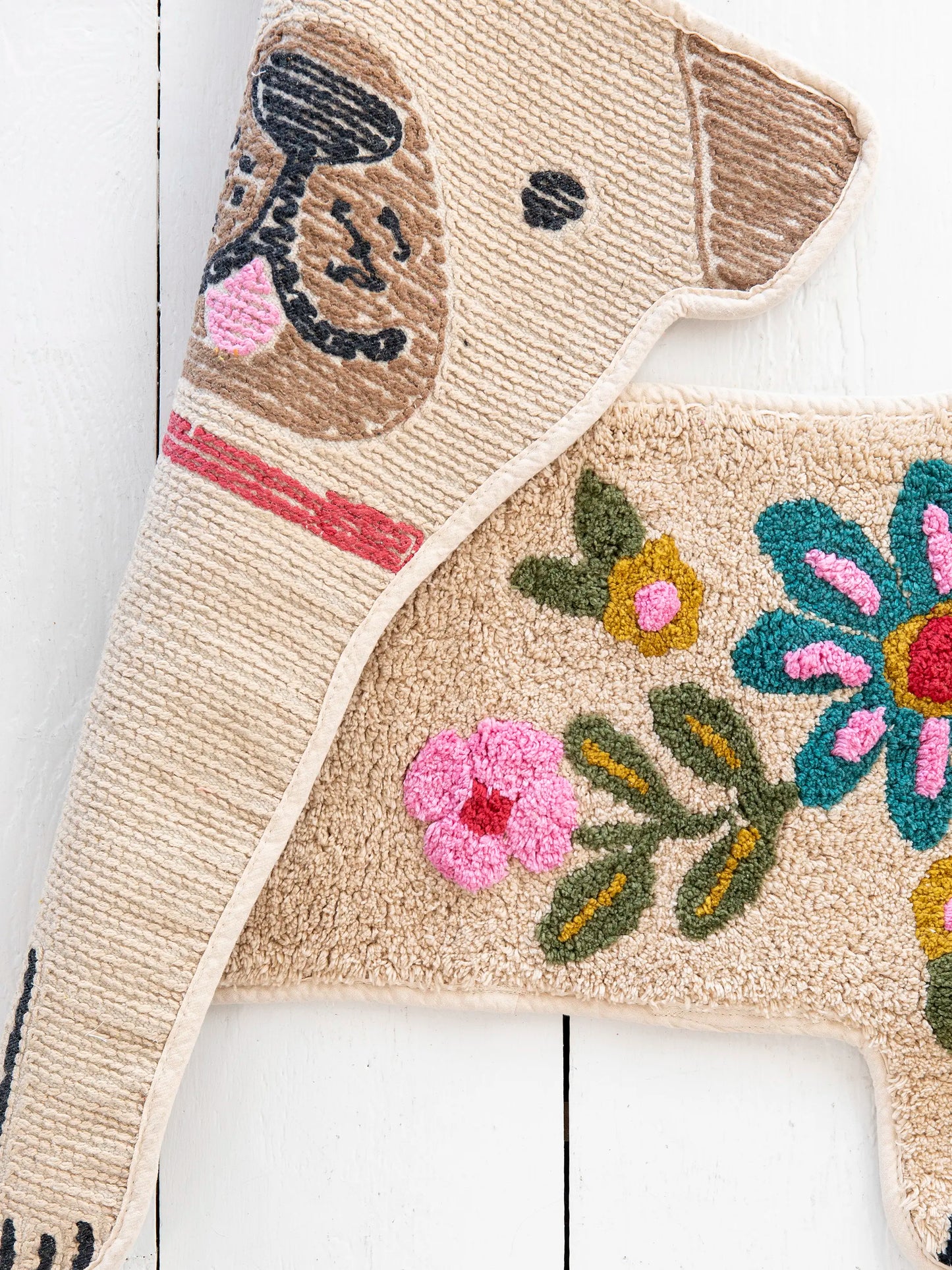 Tufted Cotton Bath Mat - Dog