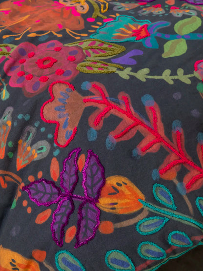 Catalina Cotton Duvet Cover - Midnight Garden