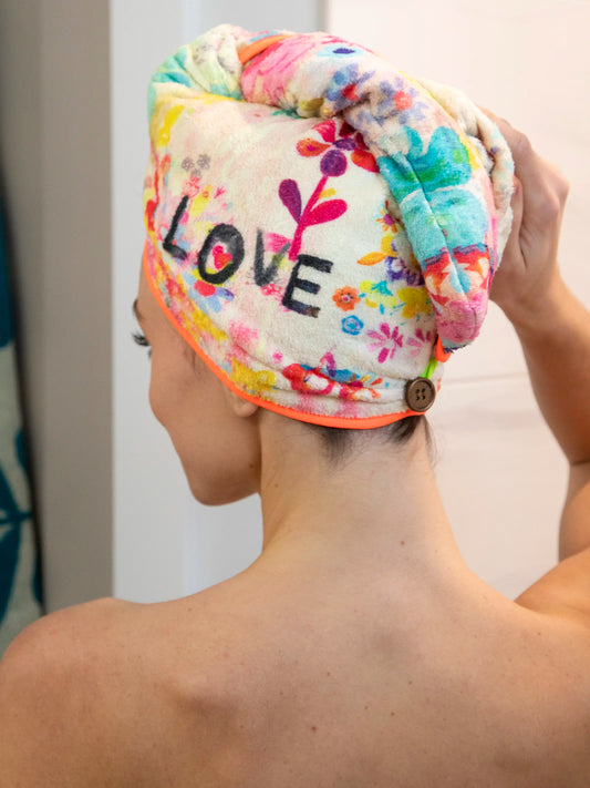 Microfiber Hair Towel Wrap - Life is a Canvas Love
