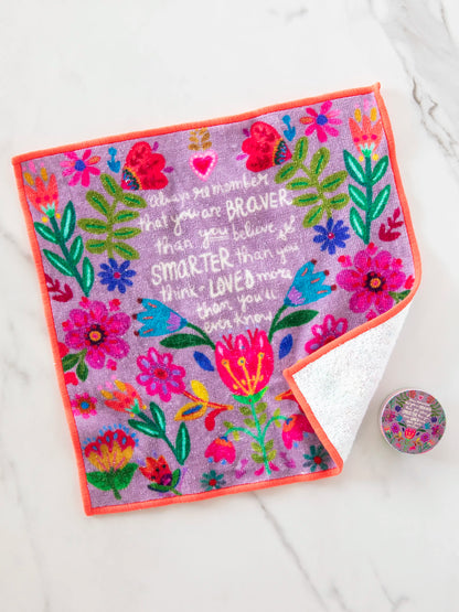 So Soft Expanding Washcloth - Always Remember