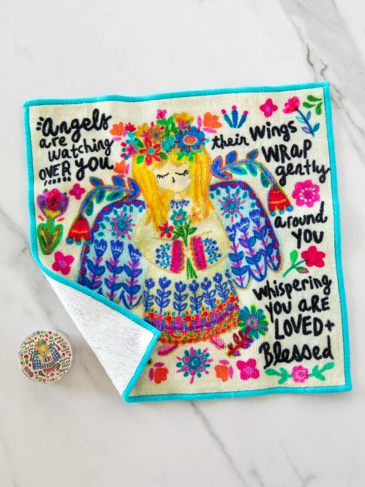 So Soft Expanding Washcloth - Angels Watching