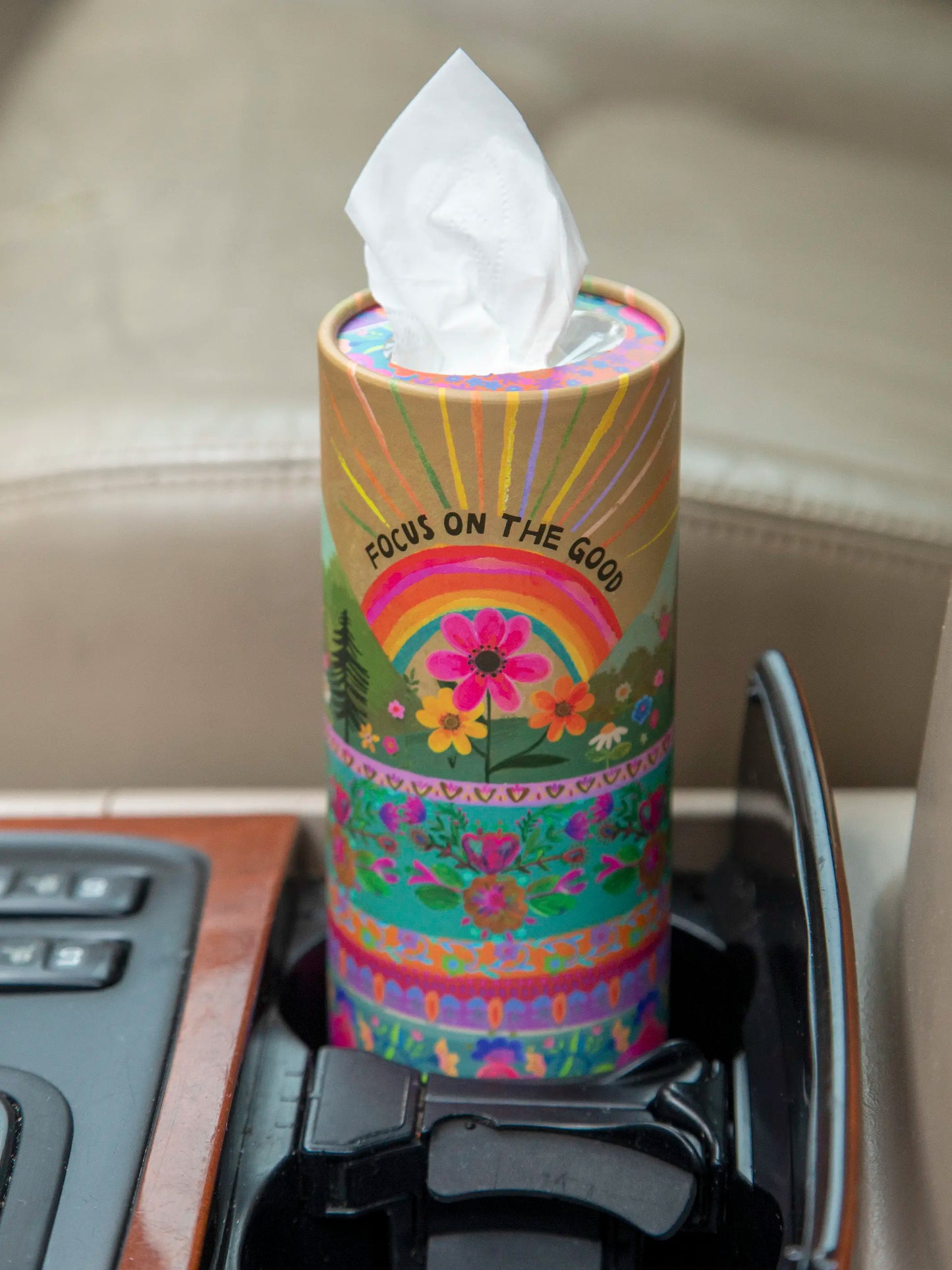 Car Tissues, Set of 3 - Focus On The Good