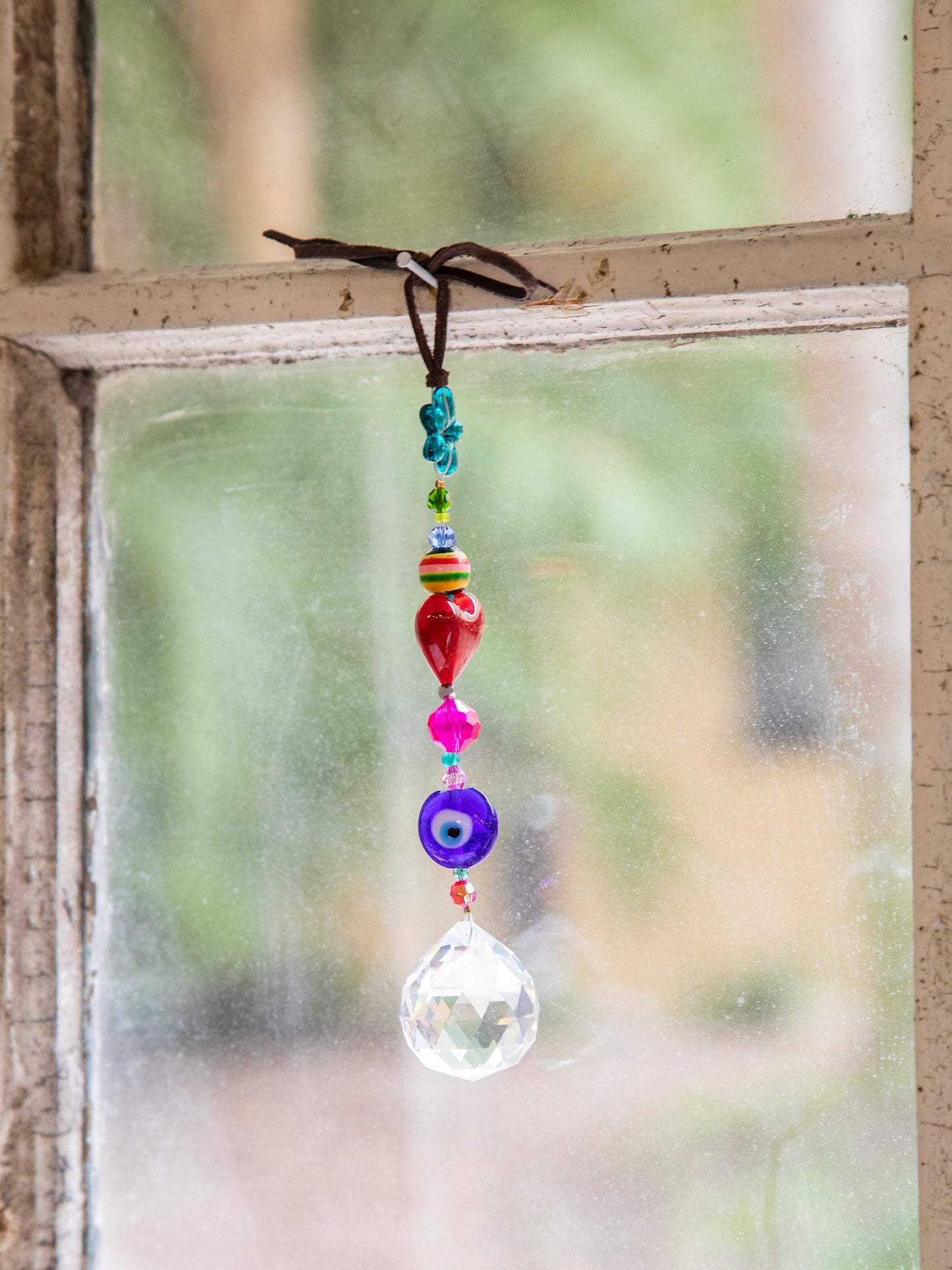 Sun Catcher Car Charm - Evil Eye