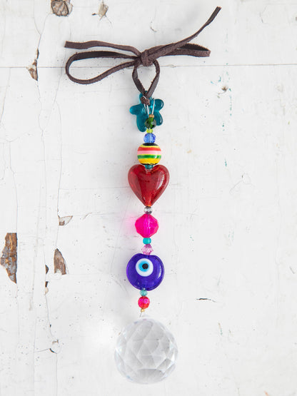 Sun Catcher Car Charm - Evil Eye