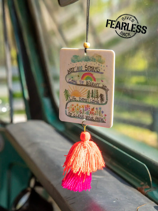 Car Air Freshener - Not All Storms