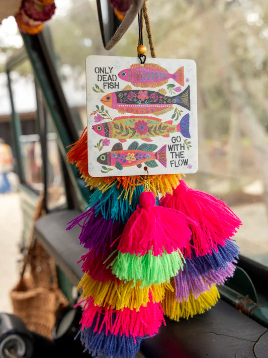 Car Air Freshener - Go With The Flow