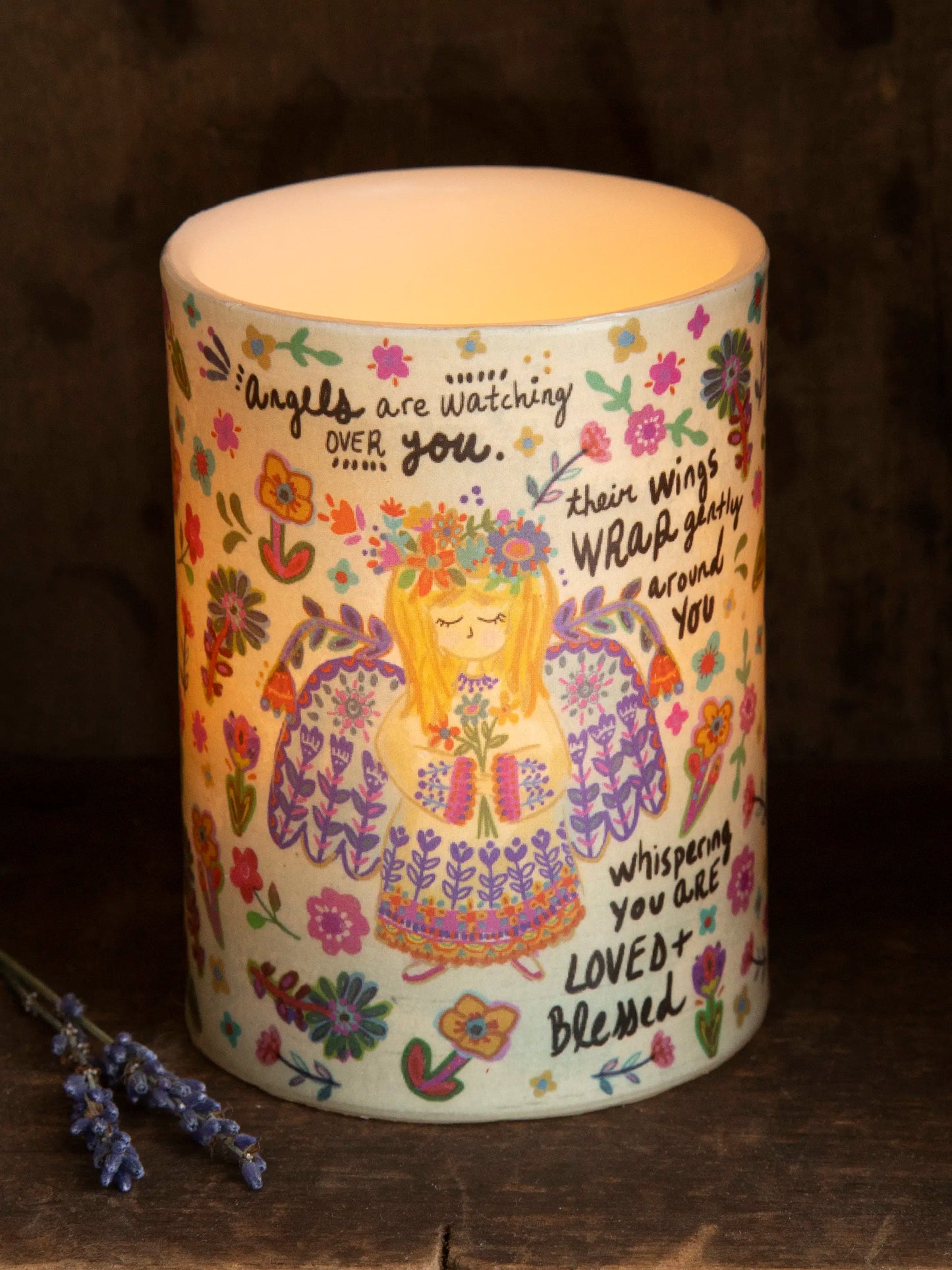 Flameless Candle - Angels Watching