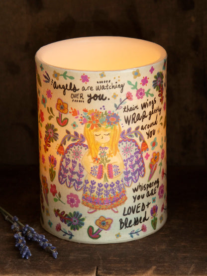 Flameless Candle - Angels Watching