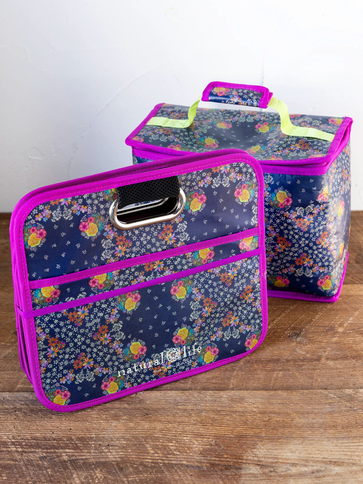 Car Trunk Organizer - Tropic Bandana Navy