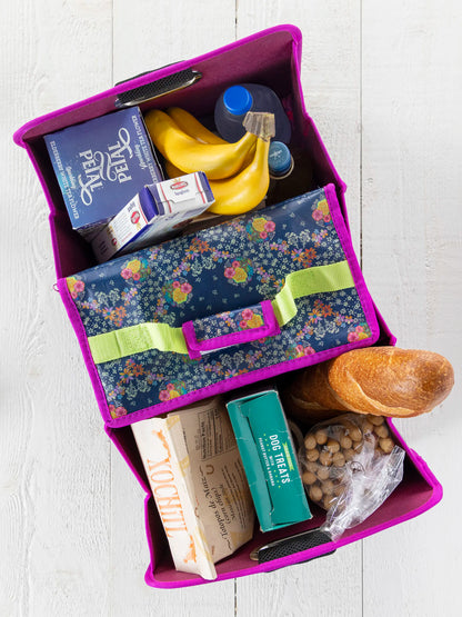 Car Trunk Organizer - Tropic Bandana Navy