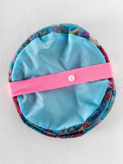 Pop-Up Car Trash Can - Floral Patchwork