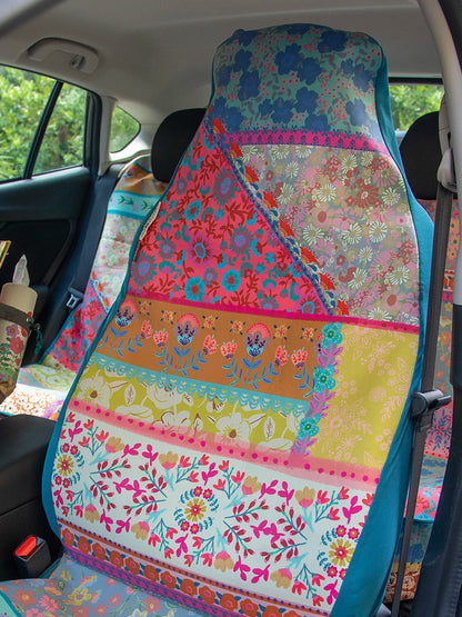 Front Car Seat Cover, Set of 2 - Patchwork