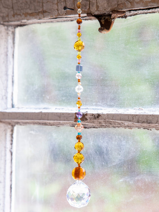 Crystal Sun Catcher - Honey