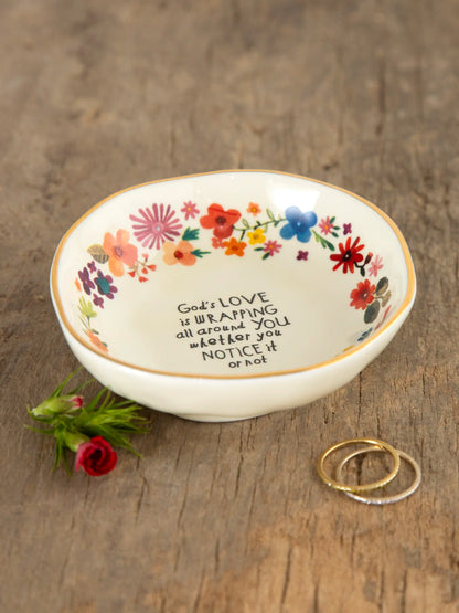 Perfect Little Trinket Bowl - God's Love
