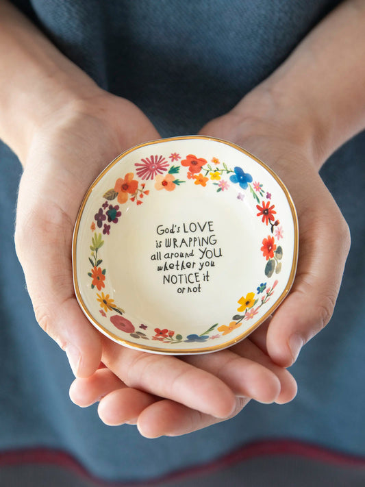 Perfect Little Trinket Bowl - God's Love