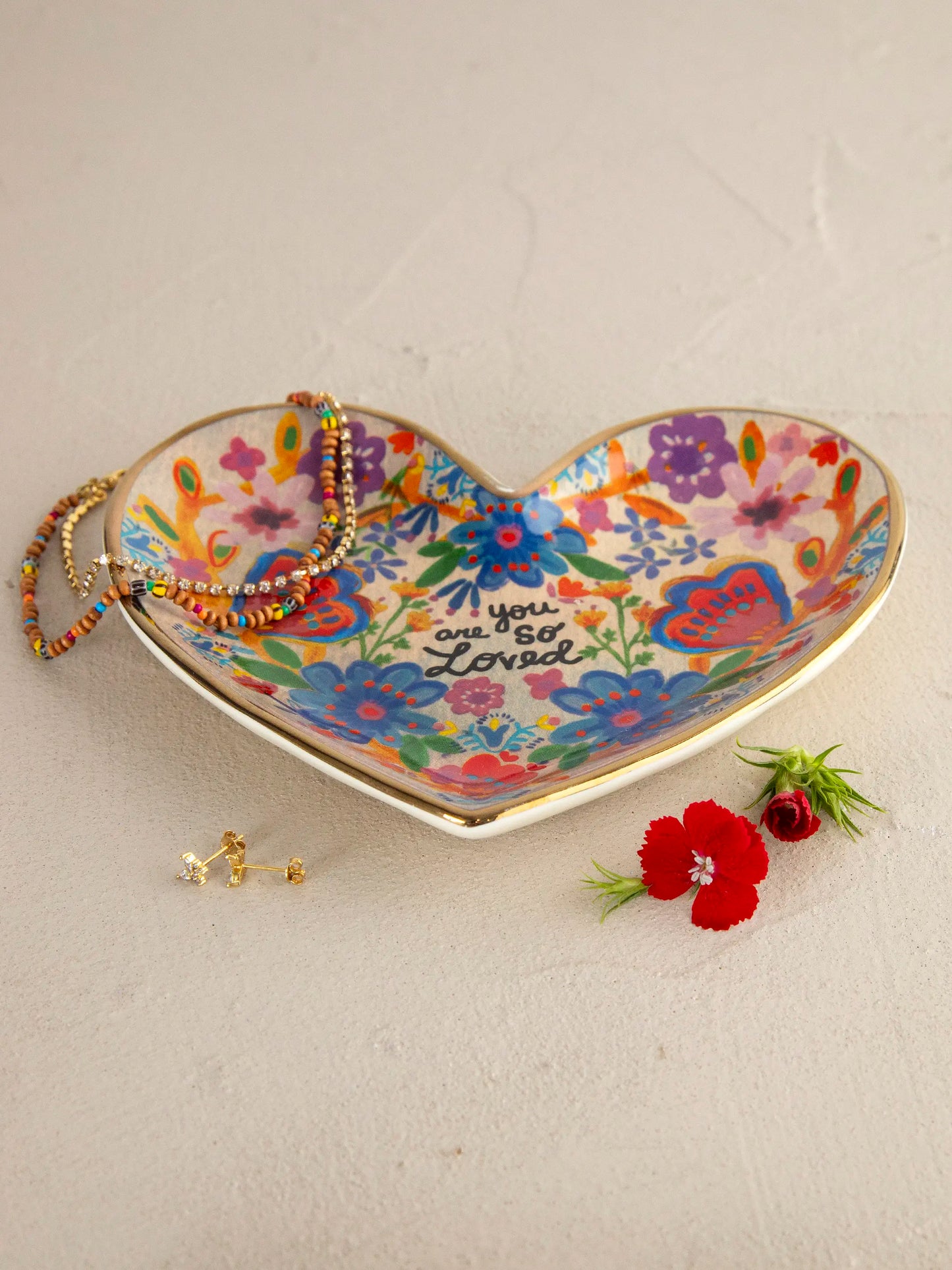 Shaped Ceramic Trinket Dish - You Are So Loved