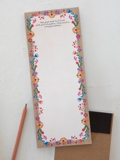 Magnetic List Pad - Make Your Week