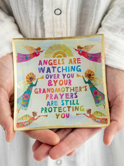 Glass Tray - Grandmother's Prayer