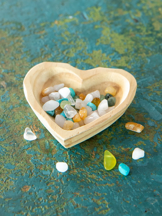 Gemstone Candle - Dusty Blue Happy Birthday