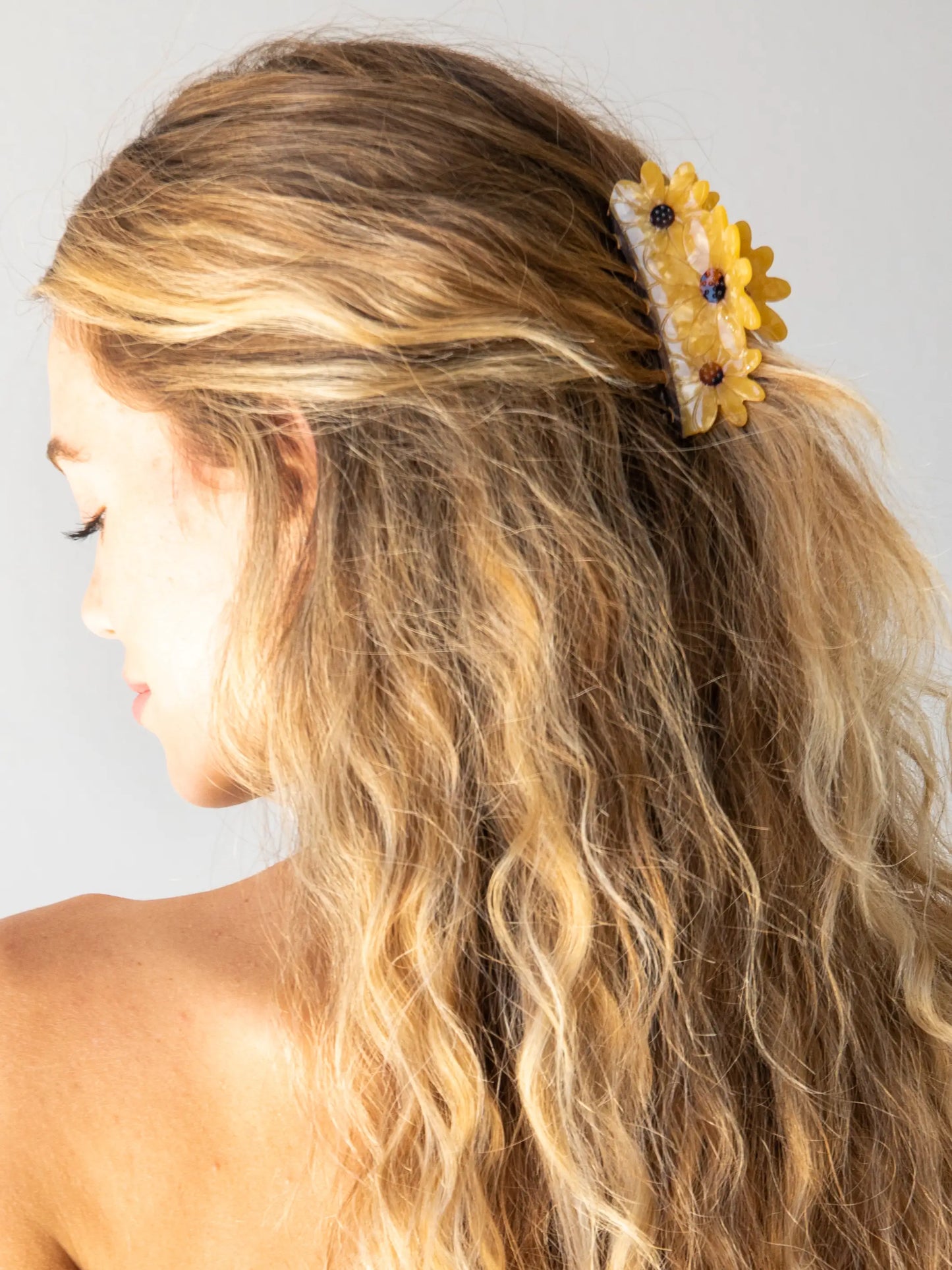 Sunflower Hair Claw