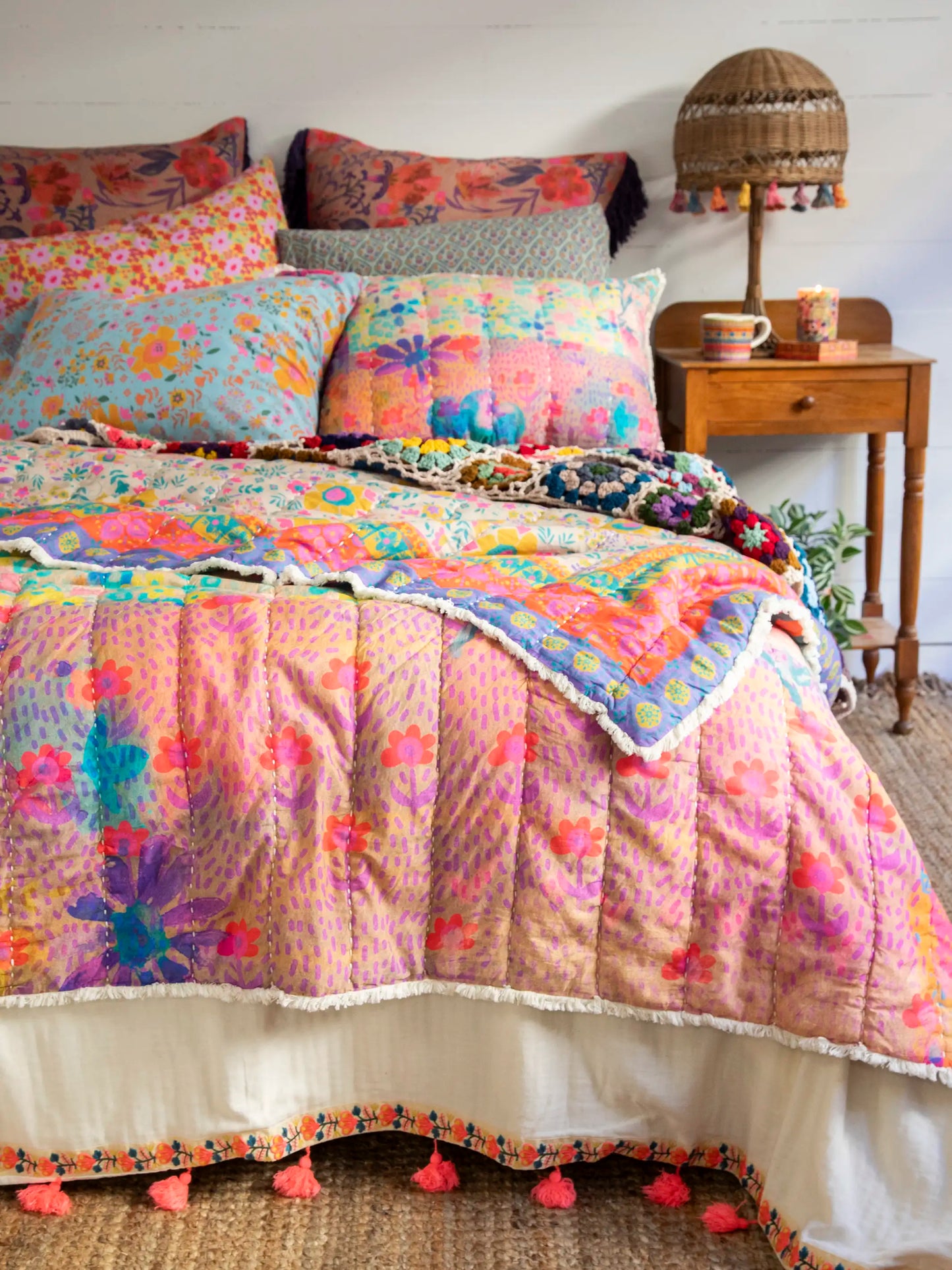 Isabel Gauze Duvet Cover - Cream