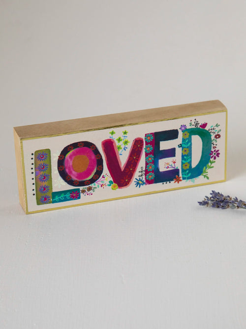 Tiny Block Keepsake - Loved