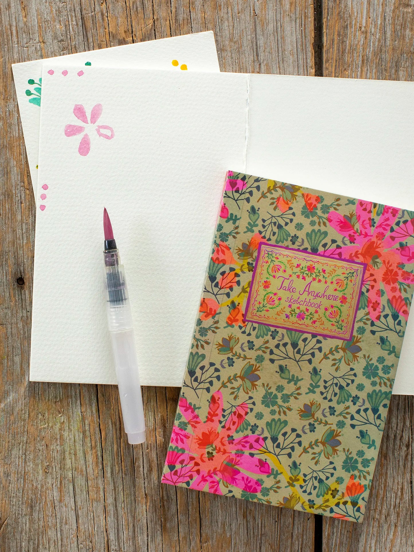 Travel Watercolor & Sketchbook Set - Small