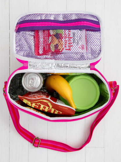 On The Go Lunch Tote - Folk Flower Patchwork