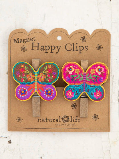 Magnet Bag Clips, Set of 2 - Butterfly